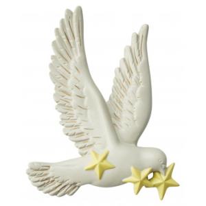 セトクラフト ウォールデコ ハト スター R24-1063