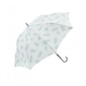ソフトジャンプ(R) スライドスリム 60cm 長傘 ボタニカル リーフグリーン