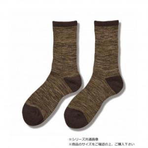 ハヤブサ レイヤーテック　ミドルソックス　先丸 オリーブ 26 Y5140-26-64