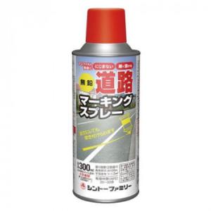 ユニット マーキングスプレー　300ml　赤 349-101R
