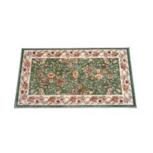 セリーヌマット ベルギー製モケット織り 玄関マット 67x120 グリーン R1400767GN