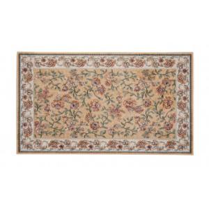 セリーヌマット ベルギー製モケット織り 玄関マット 67x120 ベージュ R1400767BE