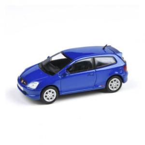 JADI ホンダ シビック タイプR EP3 01 ビビッドパールブルー LHD 1/64スケール ...
