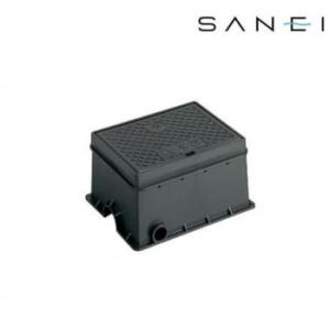 三栄水栓　SANEI　散水栓ボックス　R81-8　D・黒