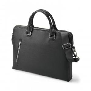 BUSITOOL トラウティ ブリーフケース 薄マチ ダブルルーム型 ブラック 22-5352-10