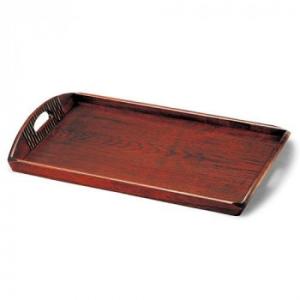 15.0木彫長手盆 拭漆(R) 4446