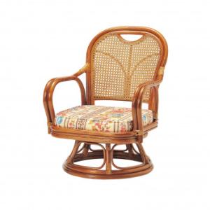 弘益(KOEKI) UTILITY ラタン回転椅子ロータイプ(SH290) R290S
