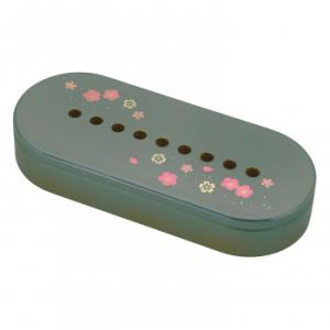 木乃香(このか) アルミ製 線香皿 蒔絵入 桜/抹茶マット 32R2009h5x064