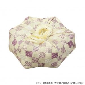 廻六角布団 4号 市松柄 藤 59703r00g1042