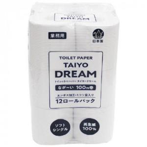 太洋紙業 1953 トイレットペーパー タイヨードリーム 100m 12R×6入