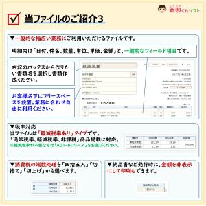 A01‐a1 請求書ファイル(一般業務・軽減税...の詳細画像4