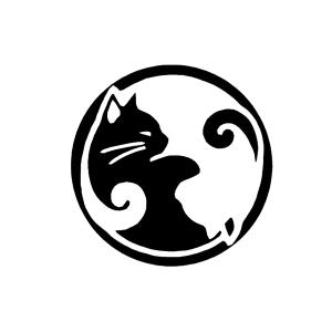 cat にゃんこ 商店 ステッカー 猫 シンボル カスタム ドレスアップ ウォールステッカー