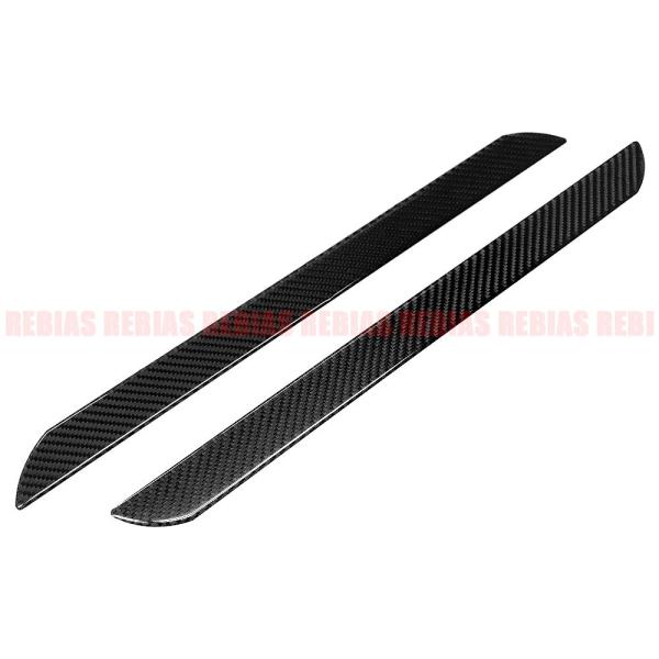 ステップガード プレート カーボン調 汎用 スカッフプレート サイドステップ 49cm Mサイズ