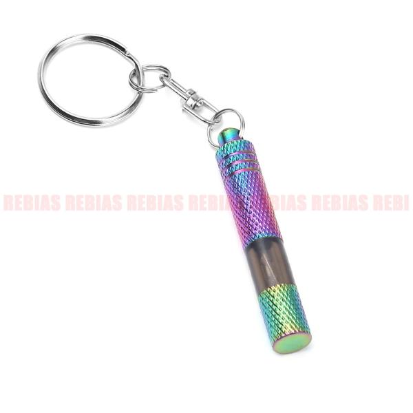 静電気除去 キーホルダー 発光 除電 GUARD ANGEL CC レインボー