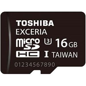 4K対応 TOSHIBA microSDHCカード 16GB UHS-I U3対応 最大読出速度95MB/s 最大書込速度60MB/s 国内正規品 MUH-B016G｜ing-kikaku