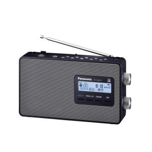 【開梱/未使用品】パナソニック ラジオ FM/AM/ワンセグTV音声 3バンド ワイドFM対応 ブラック RF-U180TV-K