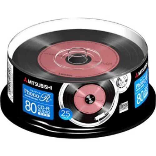 三菱ケミカルメディア 録音用CD-R Phono-Rシリーズ  48倍速 25枚 MUR80PH25...