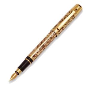 レオナルド モーメントゼロ ハワイブルー 万年筆 14Kニブ M inheritpen_140249969