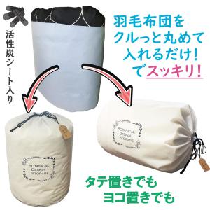 布団収納袋 1枚 活性炭シート入 布団袋 自立...の詳細画像2