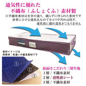 着物収納ケース プラス 着物 収納袋 3枚組 ...の詳細画像2