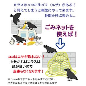 カラスよけネット ゴミネット おもり入り 約1...の詳細画像2