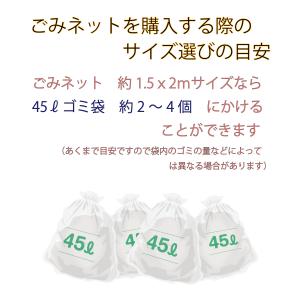 カラスよけネット ゴミネット おもり入り 約1...の詳細画像4