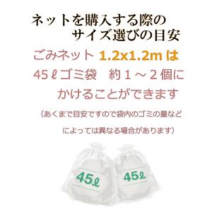 カラスよけネット ゴミネット おもり入り 約1...の詳細画像5