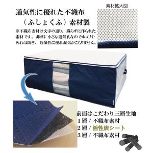 布団収納袋 特大 2枚組 布団袋 前面 活性炭...の詳細画像5