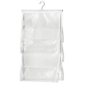 InterDesign クローゼット 収納 ハンドバック ホルダー ハンギング 白 透明 06330EJ