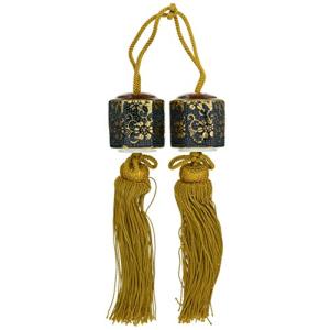 マルヨネ 置物  φ4X高さ4.5cm 風鎮 青粒鉄仙