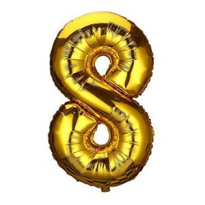 JWMY 数字バルーン 数字の0 ゴールド ビッグサイズ 90cm 数字風船 ナンバーバルーン フォイルバルーン パーティー