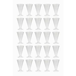 [ CYM ] 日本製 使い捨て シャンパングラス 25個 ( パフェ デザートカップ ワイングラス シャンパングラス ) SH-814-2