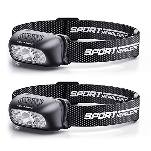 [ 2個セット] KEWISI ヘッドライト USB充電式 高輝度 LED ヘッドライト 5種点灯モ...