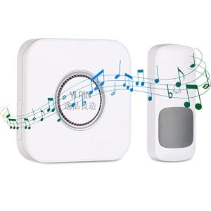 ワイヤレスチャイム ドアチャイム 300Mの無線範囲 玄関チャイム 52メロディー