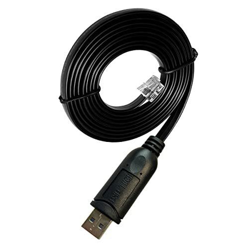 DSD TECH SH-RJ12B USB RJ12 RJ11 6P4C RS232 シリアル ケー...