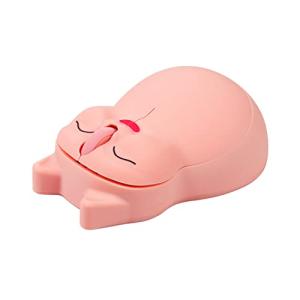 ワイヤレスマウス2.4Ghz 猫の形 動物デザイン USB無線マウス 静音 電池式 光学式 Lサイズ 左右対称 軽量 PC/ノート