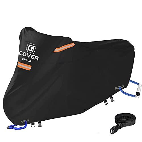 COVERGROUP【最新改良】420D丈夫厚手バイクカバー 大型 250cc 400cc 285c...