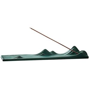 Restars お香立て 線香立て 線香皿 香炉皿 お香置き 線香台 仏壇用皿 オブジェ 癒やし リラックス 横置き 書斎 瞑想 睡眠 陶器製 おしゃれ