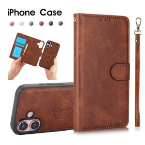 スマホケース iphone 16 15 14 13 12 11 pro Plus Pro max 13 mini iPhoneX XR Xs XsMax カバー 手帳型 分離式 iphone 16 pro ケース SE 第2世代 SE第3世代 爆買