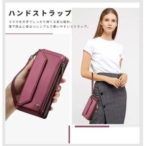 iPhoneケース ファスナー スマホショルダ...の詳細画像4