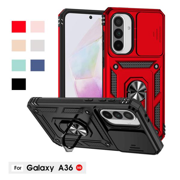 スマホケース Galaxy A36 5G SC-54Fケース スライド式 レンズ保護 Galaxy ...