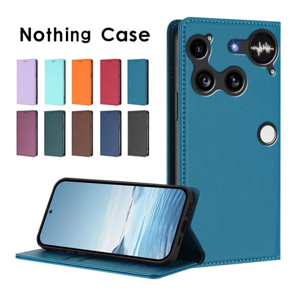 ≪合皮 手帳型 蓋ピタッケース≫ スマホケース Nothing CMF Phone 2 Proケース...