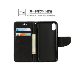 iPhoneX 手帳型 ケース レザーケース ...の詳細画像4