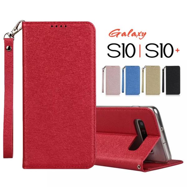 Galaxy s10 ケース シンプル Garaxy s10+ カバー 手帳型 ギャラクシーs10カ...