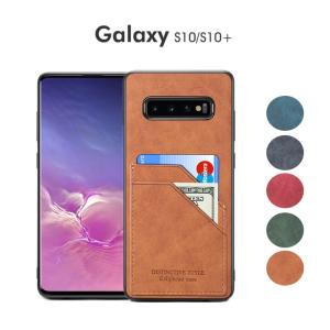 Galaxy S10 SC-03L SCV41ケース Galaxy S10+ SC-04L SCV42ケース Galaxy S10ケース TPU+革製 レザーケース Galaxy S10+ケース ICカード収納ケース 爆買