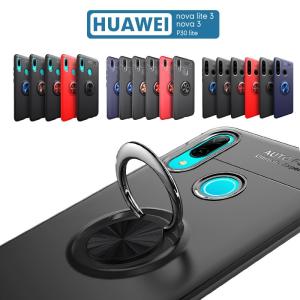 HUAWEI P30 lite/nova 3/nova lite3 ケース カバー 背面カバー リング付き 360度回転 スタンド機能 落下防止Huawei nova 3ケースnova lite3 携帯カバー｜initial-k