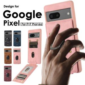 Google Pixel 7a ケース リング付きGoogle Pixel 7 ケース リング付き Google Pixel 7 Pro ケース 背面 カード収納Google Pixel 6a ケース 背面手帳｜initial-k