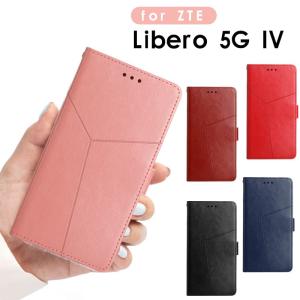 ZTE Libero 5G IV ケース 手帳型 ストラップ付き ZTE Libero 5G IV ケース カード収納 スタンド機能 ZTE Libero 5G IV ケース ZTE Libero 5G IVカバー｜initial-k