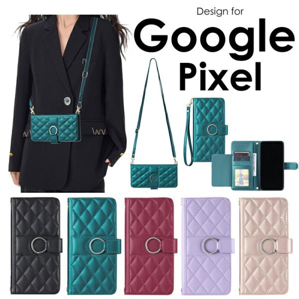 Google Pixel 9a ケース スマホケース 手帳型 ショルダー 手首 Google Pix...