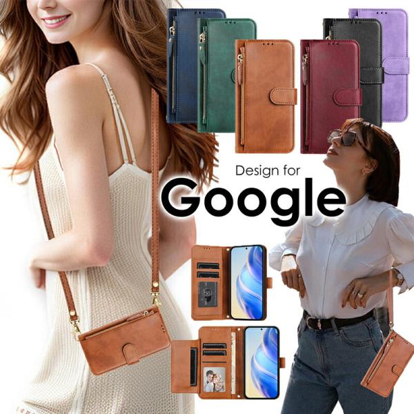 スマホケース手帳型 ショルダー 手首 Google Pixel 9a ケース ショルダー Pixel...
